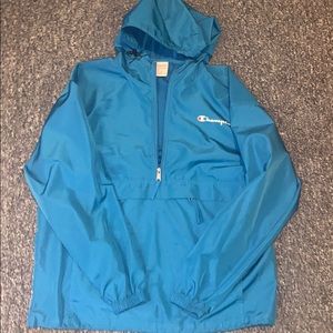 Blue champion windbreaker